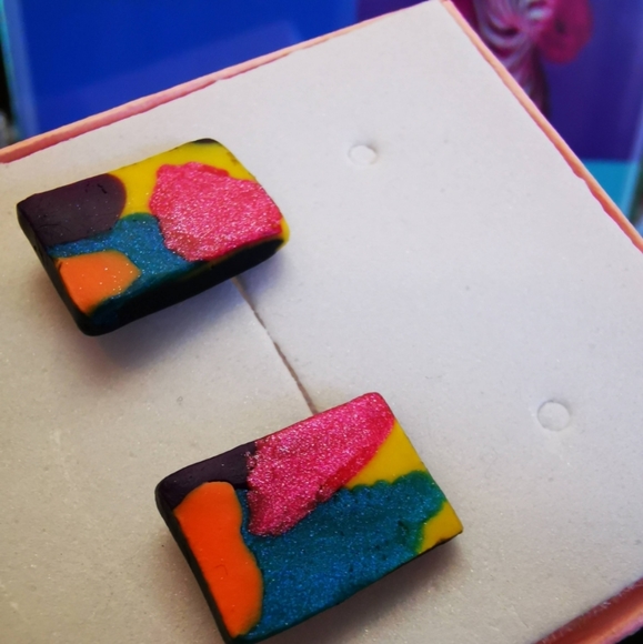 Handmade Clay Polymer Earrings